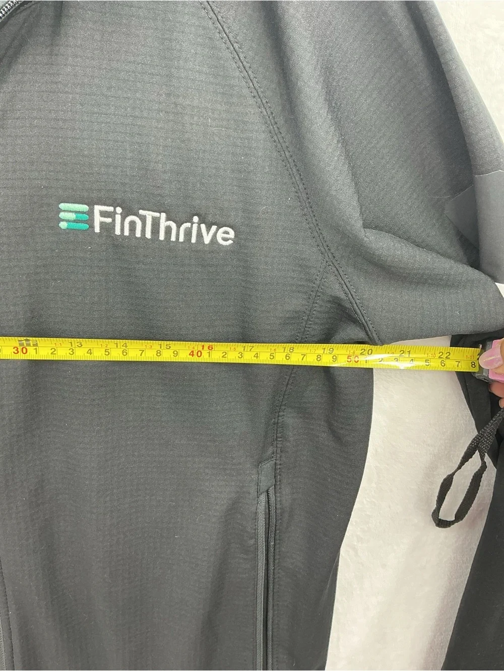 The North Face Black Textured Fleece Jacket 871